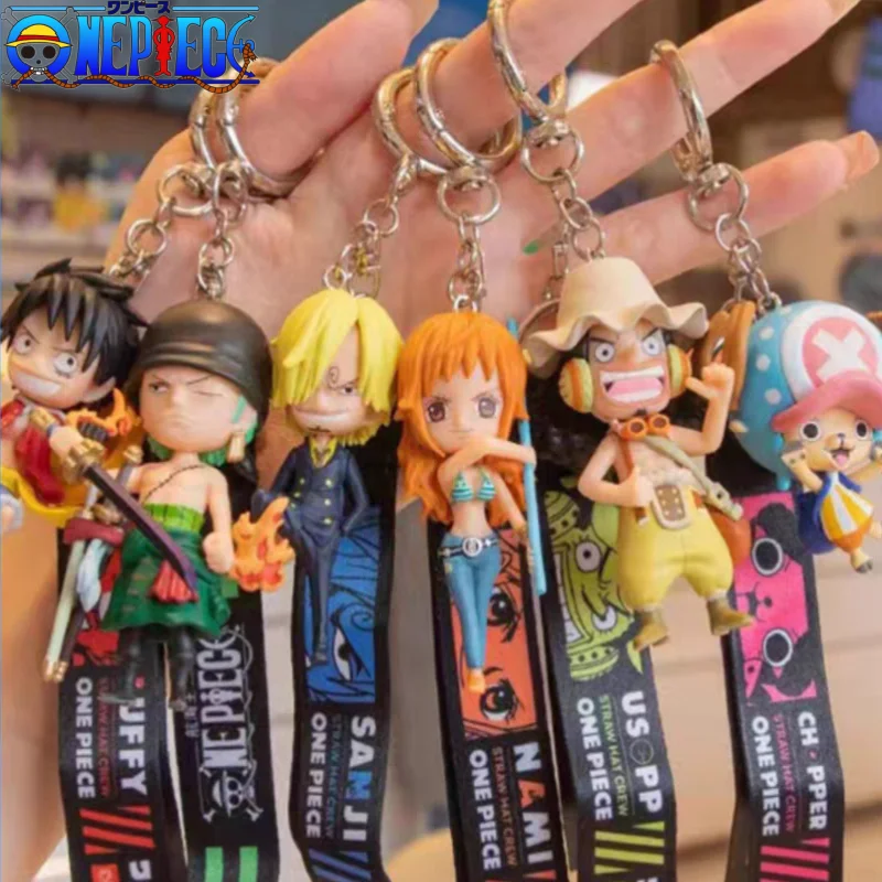 

New One Piece Blind Box Lufy Nami Chopper Fishman Island Keychain Pendant Caja Ciega Mystery Box Bag Decor Guess Bag Figure Gift