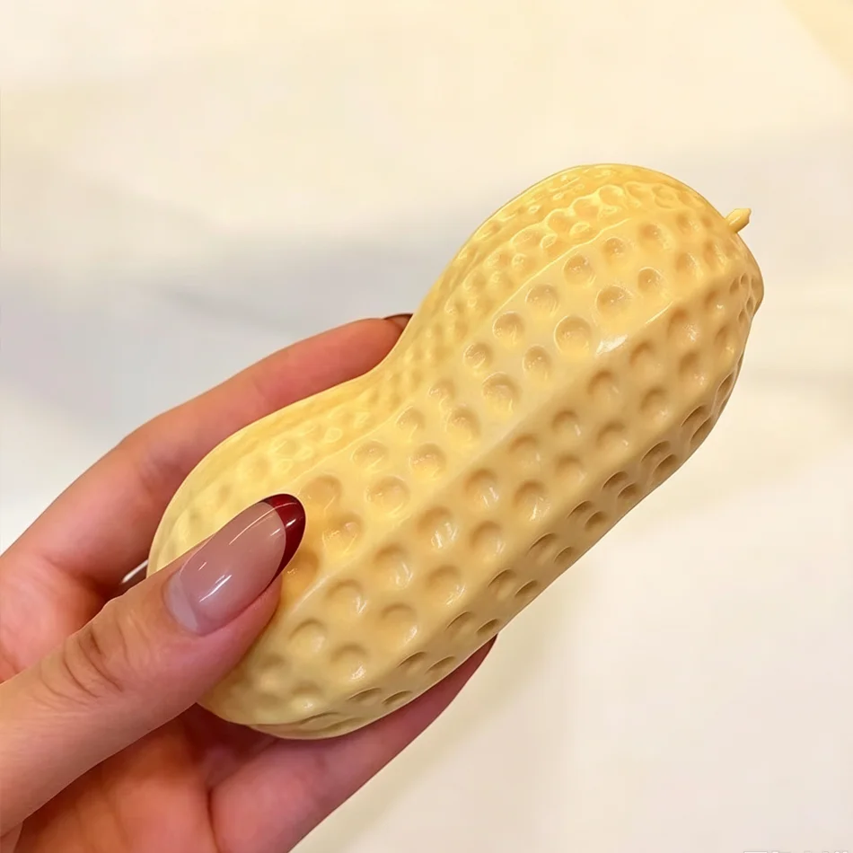 Hot Selling Same‑style Flour Filled Peanut Slow Rebound Squishy Stress Relief Toy for Office Ready Stock Children’s Gift