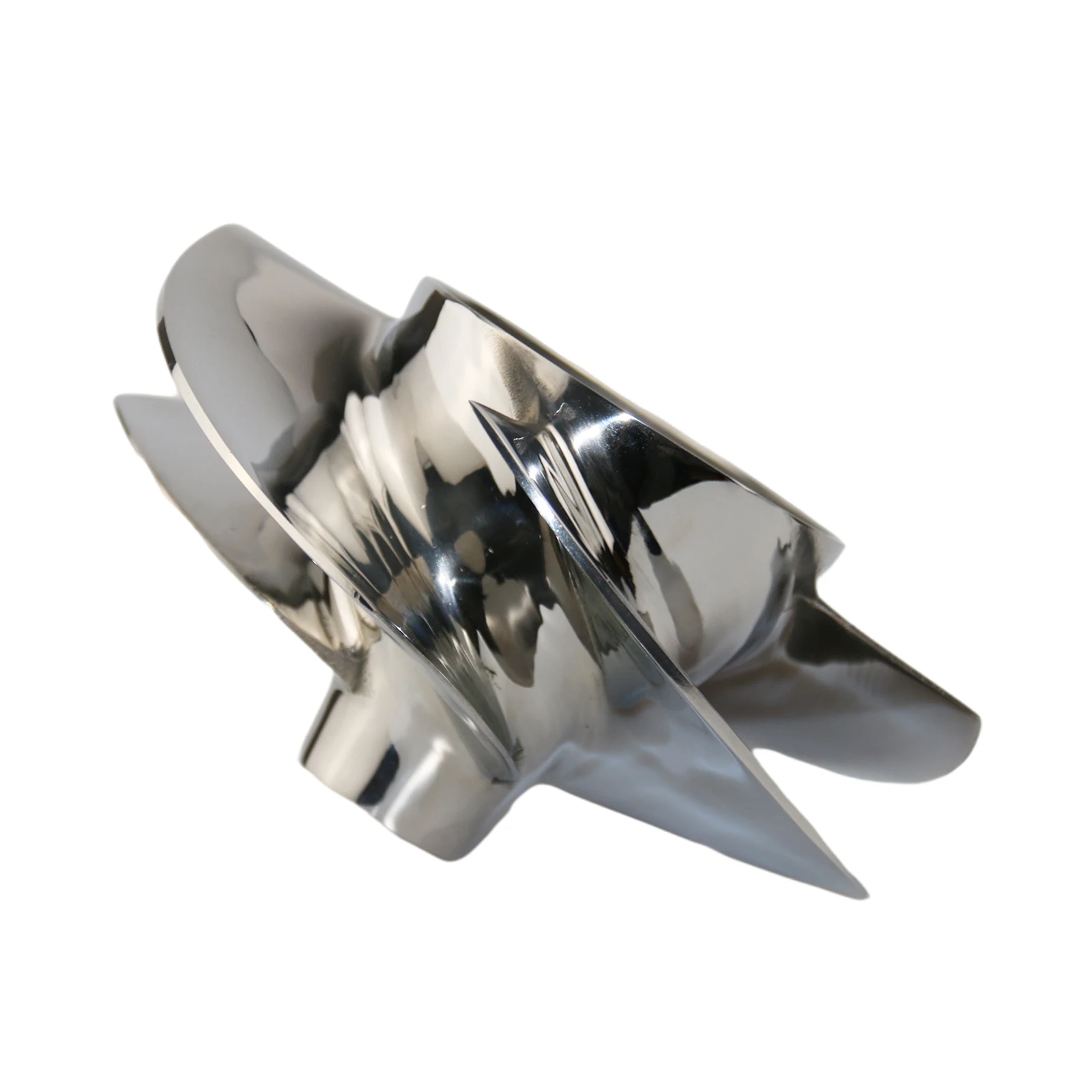 Boatman 155.5MM Jet Ski Impeller OEM:SR-10/18 Fit Sea-Doo GTI/SE 130/SE/ STD/4-TEC SE Jet-Ski Propeller 4-Blades Polished