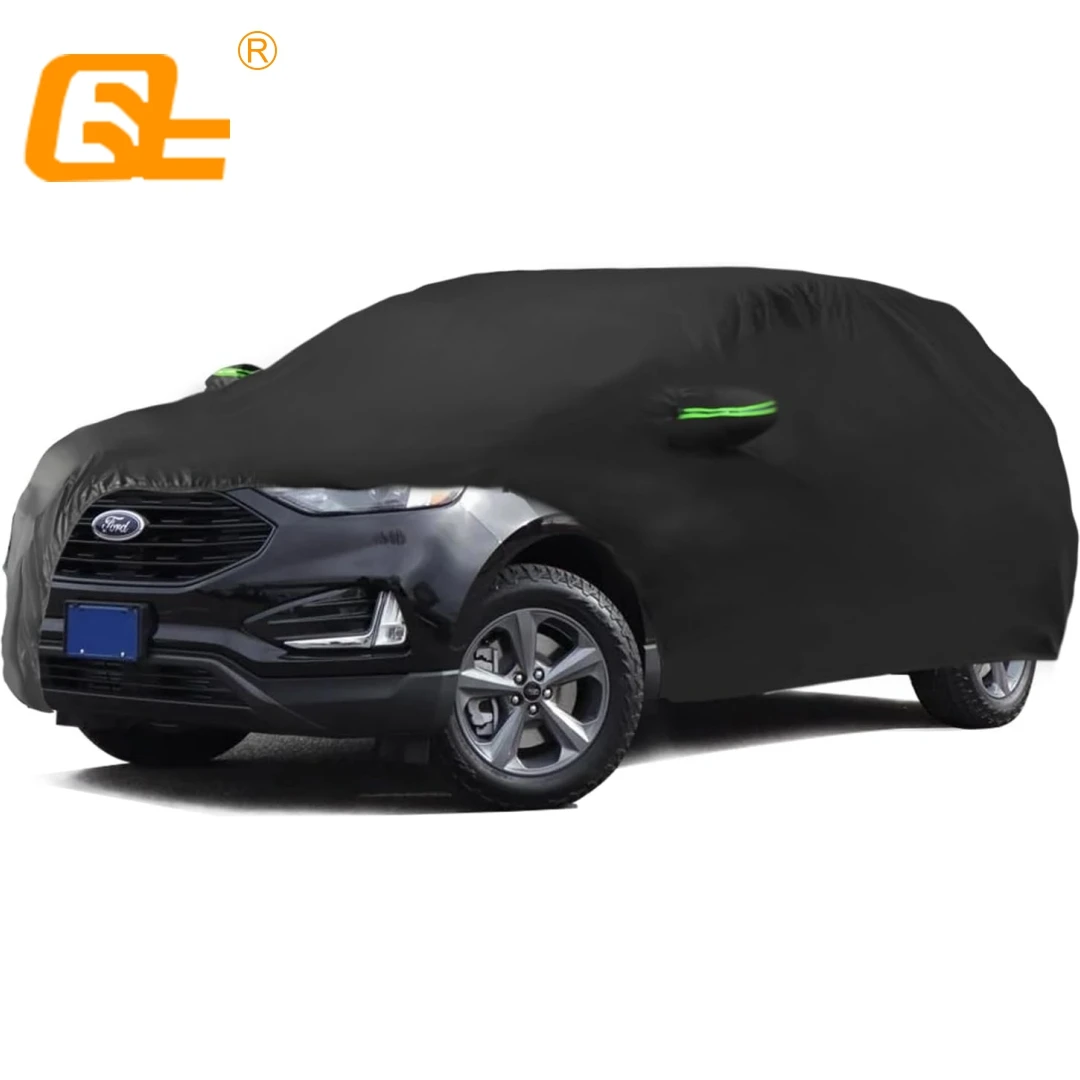 

Waterproof Car Cover for 2009-2024 Ford Edge All Weather for Automobiles Windproof Snowproof Rain Hail Sun UV Protection