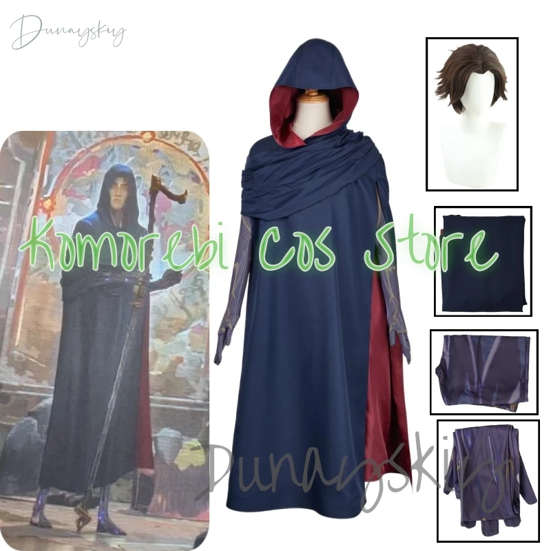 

Arcane 2 Viktor Cosplay Costume Wig LOL Viktor Hoodie Belt Costumes Outfits Halloween Carnival Suit Customized