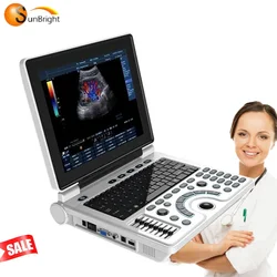 CE Cheap Ecograph Laptop Portable Black and White Ultrasound Machine