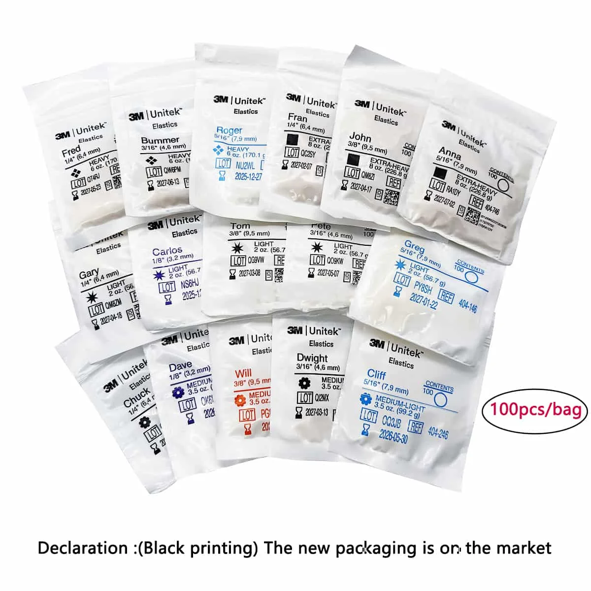 

3M Unitek ортодонтическая тяговая резинка медицинского класса из латекса для стоматологической ортодонтии