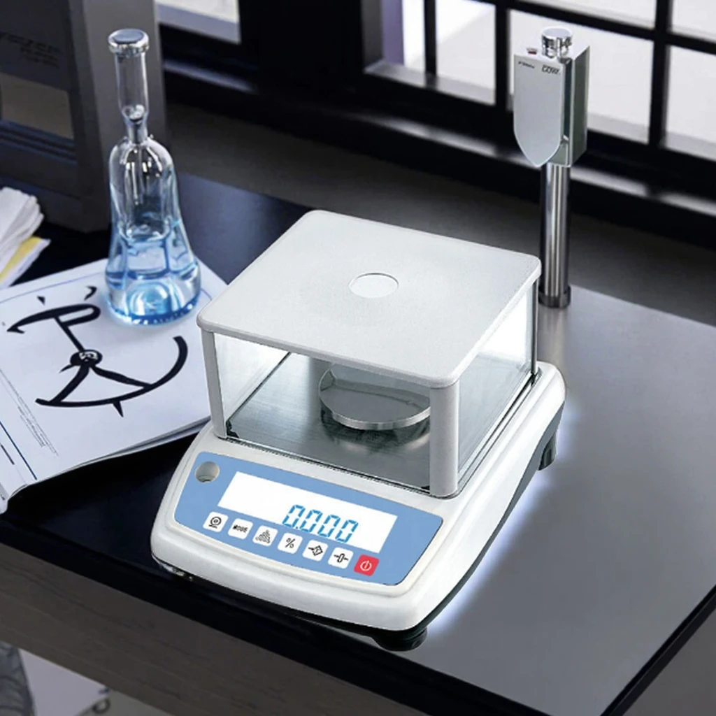 T Shape Electronic Precision Balance 600g 1500g Laboratory Analytical Weighing Scale for Lab Scientific Research