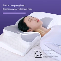 Pillow Memory Pillow Shaped Does Not Collapse Slow Rebound Protection for Cervical Spine Memory Cotton Pillow Core