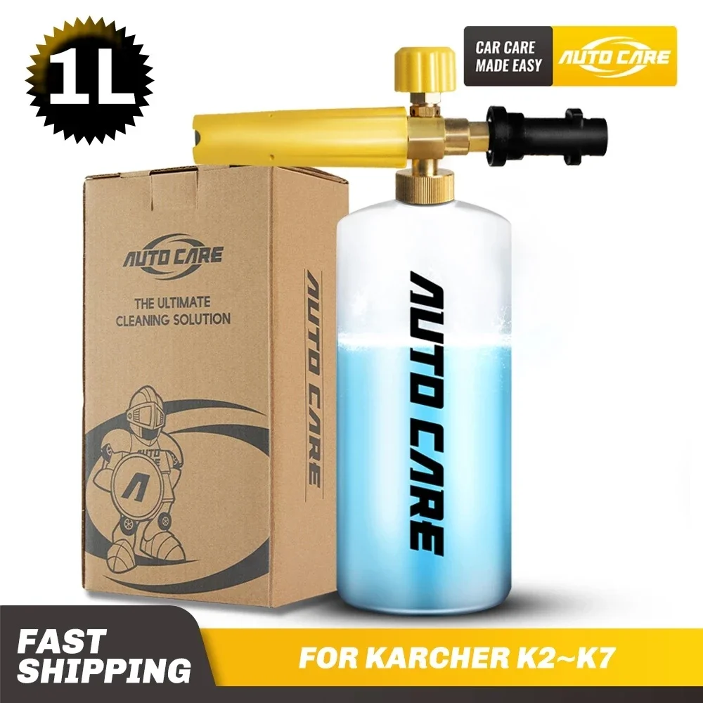 

1L Snow Foam Lance Soap Foamer Sprayer Foam Generator Foam Gun for Karcher K2 K3 K4 K5 K6 K7 High Pressure Car Washer Auto