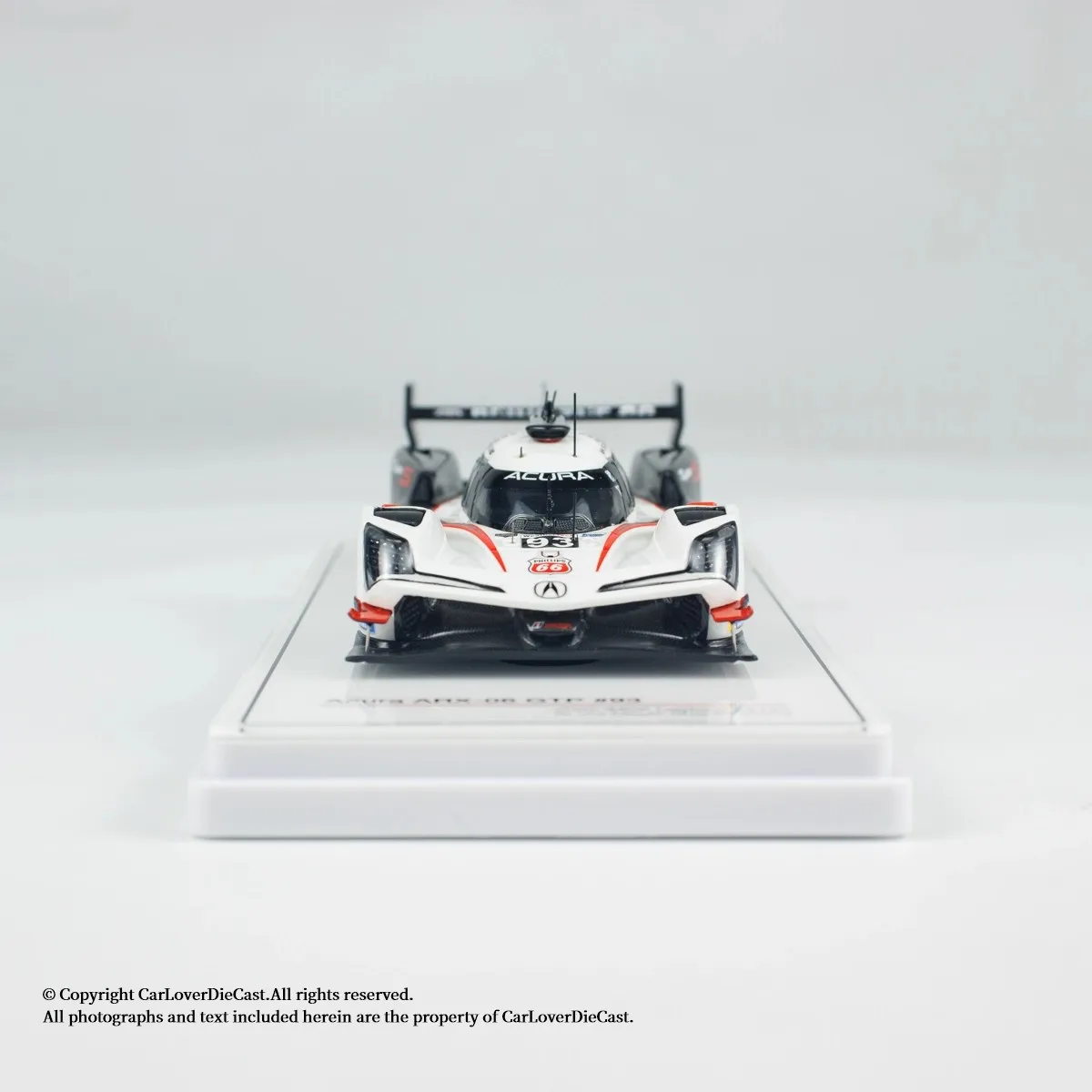 TSM 1/43 Acura ARX-06 GTP Meyer Shank Racing Number 93 Resin Car Model Room Ornament Model Boy Collectible Cars Birthday Gift