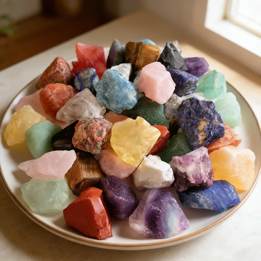Natural Colored Mix Crystal Raw Stone For Home Decoration, Fragrance Stone Aquarium Landscaping, Energy Gemstone Gift