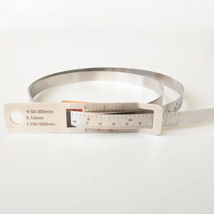 Large circle diameter measure gauge ruler Vernier caliper perimeter Simultaneously read the circumference and diameter pipeline