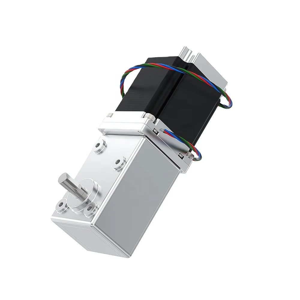 

57 Шаговый двигатель с червячным механизмом 5882 12 В 24 В Червячная передача под прямым углом Цельнометаллическая коробка передач Привод замедления Двигатель с высоким крутящим моментом