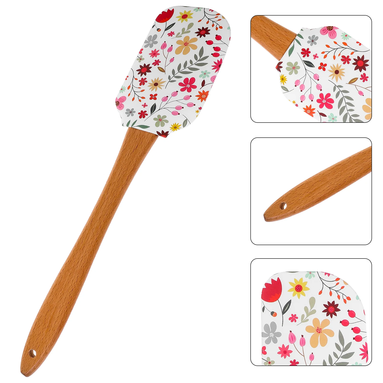 Silicone Spatula Spatulas for Kitchen Use Tool Butter Cake Cream Scrapers Paper Cup