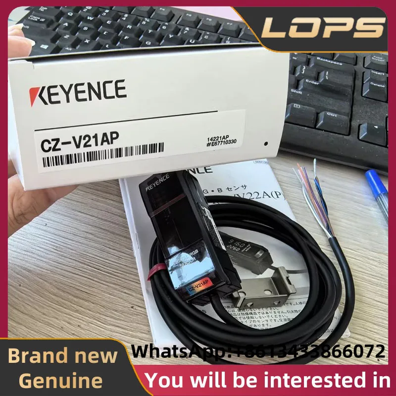 CZ-V21AP KEYENCE New Original PNP output fiber optic color code sensor, large stock, welcome to consult.