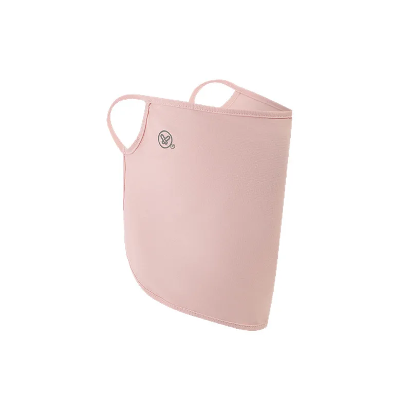 AliExpress NONE 2026 New Summer Ice Silk Sunscreen Mask for Women, Thin, Breathable, UV Resistant, Cycling Neck Protection, Sunshade Veil