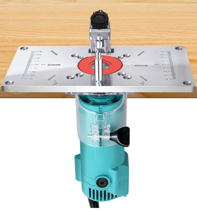 Router Table Insert Plate Aluminum Alloy Trimming Machine Engraving Flip Board For Woodworking Wood Tools dropshipping wholesale