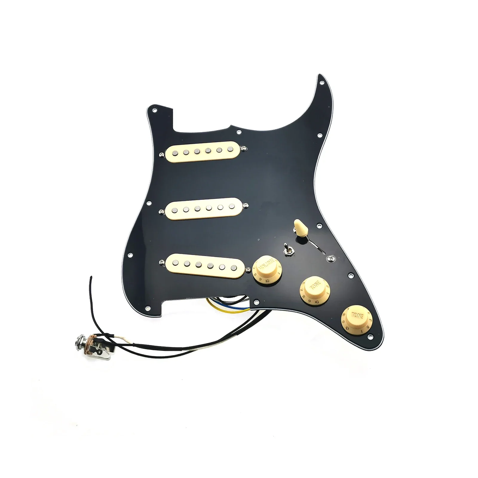 

St 7-Way Type Fully Loaded Pickguard AlNiCo Pickups Single Coil Pickups