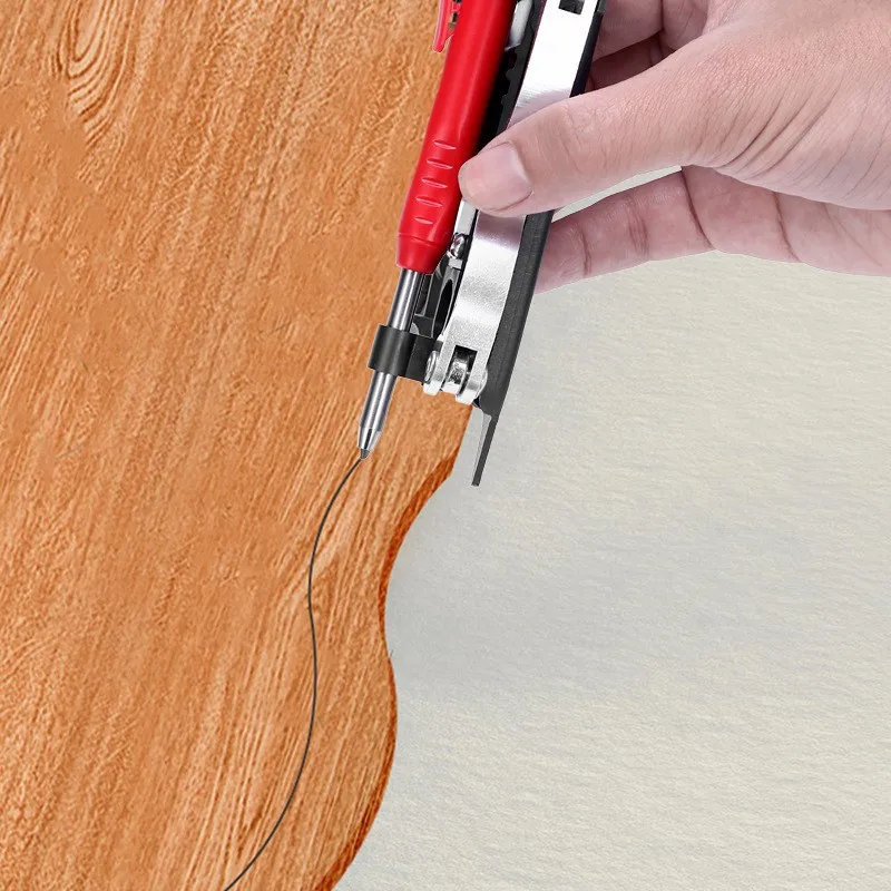 Herramienta de trazado multifunción, lápiz de construcción, herramienta de medición de línea de Graffiti DIY, herramienta de marcado ajustable para carpintería