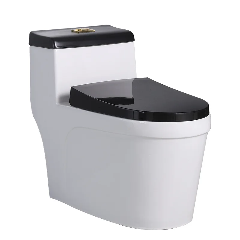 

Household ceramic toilet one-piece siphon floor toilet