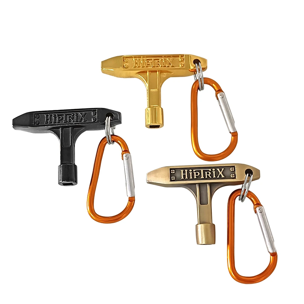 Drum Tuning Key Adjustment Wrench Metal T-shaped 4 Square Hole Percussion Instrument Accessories Tool