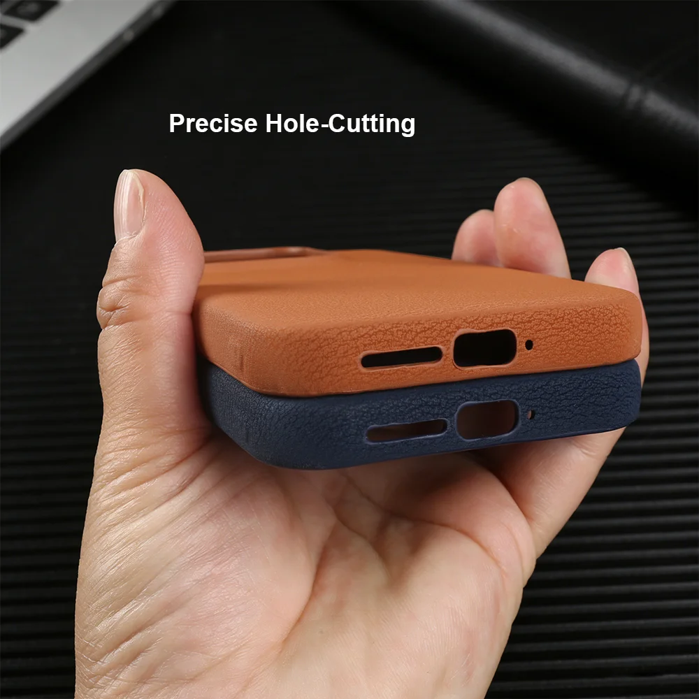 Wysokiej jakości skórzane etui do telefonu Xiaomi 17 Ultra 15 13 12 Lite 12x 12s 13T 14T 15T 17T 17 18 Pro Max, tylna obudowa, coque, funda. — zdjęcie produktu 5