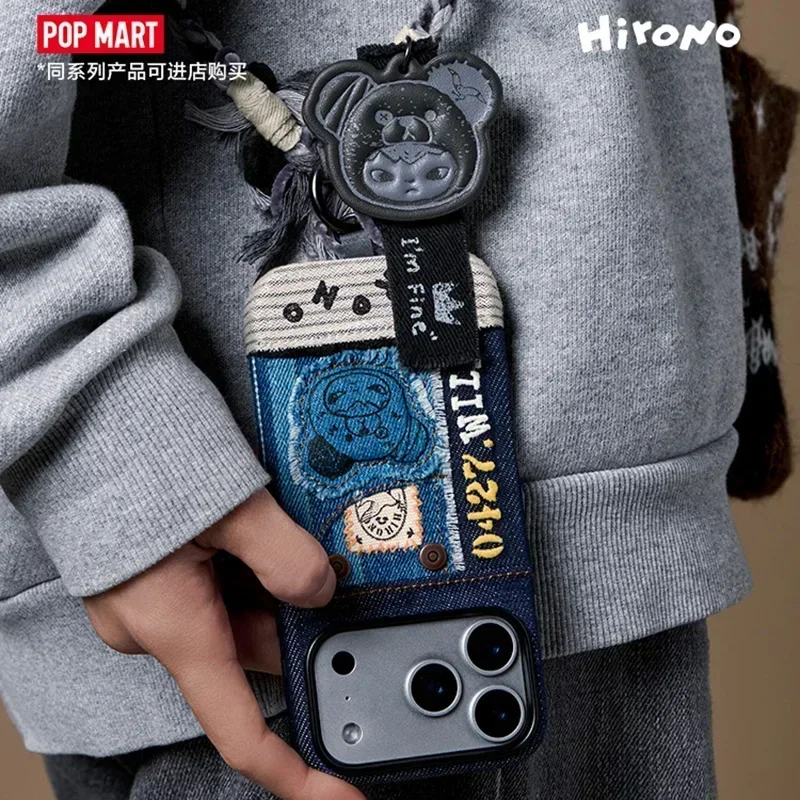 

POP MART Hirono Road Journal Series iPhone Case - Patchwork Knitted Design Blind Box Mystery Anime Figure Doll for Guess Bag