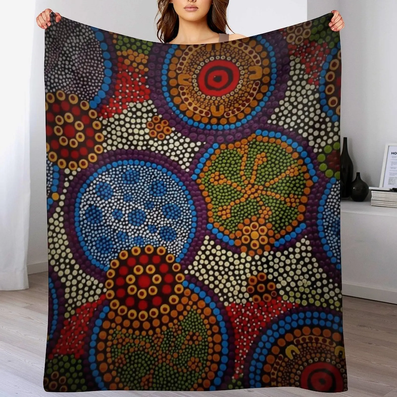 THE BIG CLAN GATHERING Throw Blanket Air Conditioner Soft Blanket for Office Home