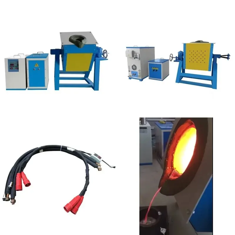Four industriel à induction à fréquence moyenne Miracle Electric pour la fusion de métaux ferreux, d'aluminium, de fer et d'or, et la fonderie