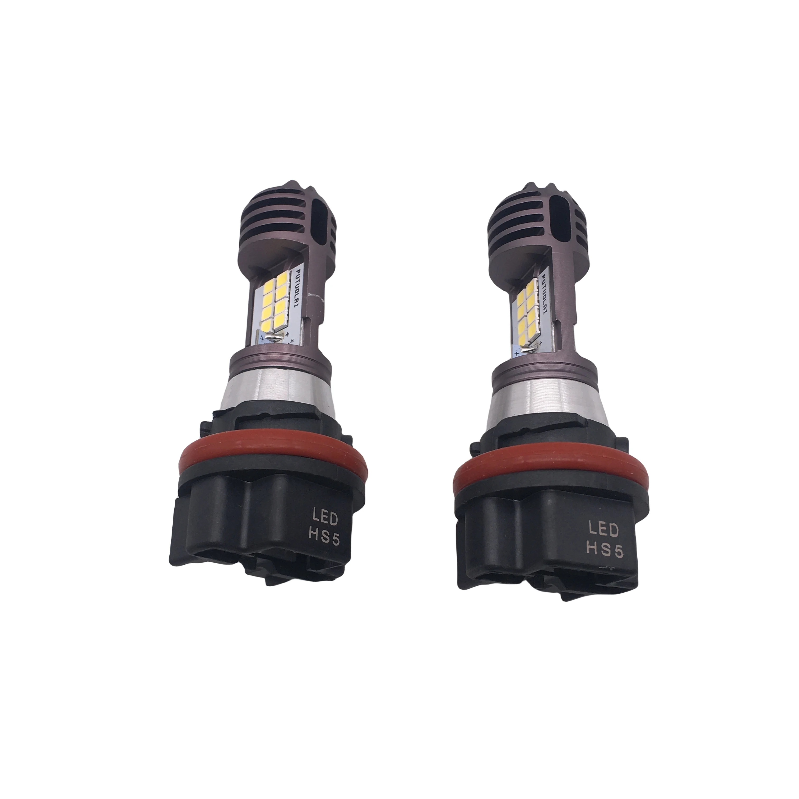 Ruiandsion Ampoule LED BA21D DC 12 V super lumineuse blanche 3030 66SMD puces avec lentille de projecteur, ampoule LED pour feux de route et feux de croisement pour phares de moto Ruiandsion Ampoule LED BA21D DC 12 V super lumineuse blanche 3030 66SMD puces avec lentille de projecteur, ampoule LED pour feux de route et feux de croisement pour phares de moto