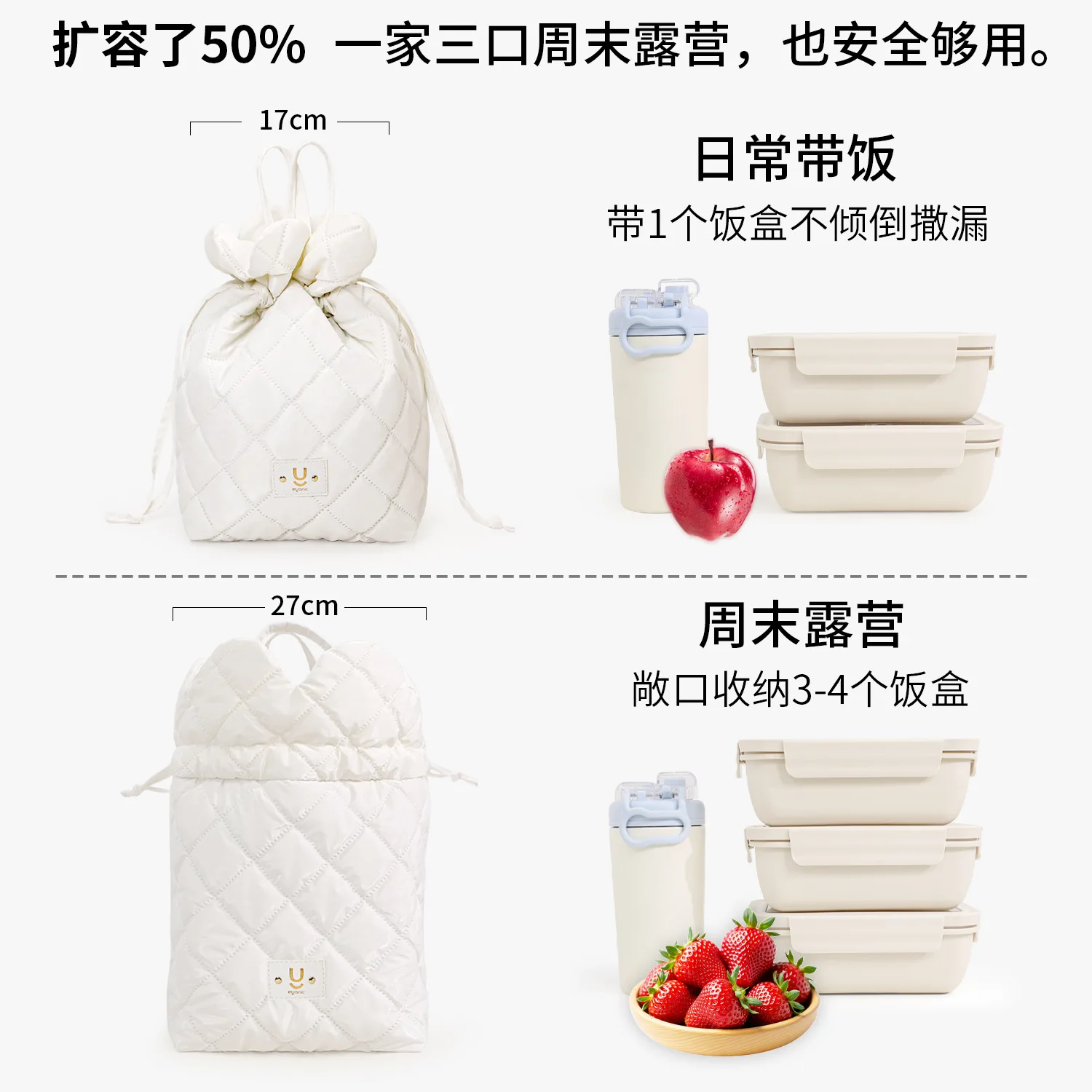 Lunch Bag Insulated Lunch Pouch Cooler Bag Tote Bag Pouch Organizer Mini Pouch Large Capacity Portable Thickened Floral