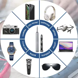 Bir dizi tornavida, hassas-38 uçlu kalemden oluşan bir formatta onarım kılavuzunuz için 39'u 1 arada alet, iPhone, PC, Saat DIY için manyetik dirençli alaşımlı çelik S2'dir En iyi 10 satış cervelo s2-no. 9