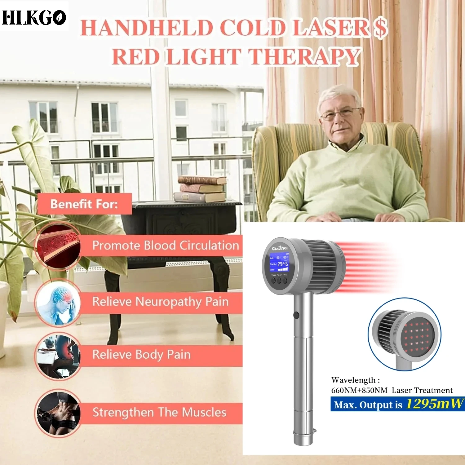 

Система лазерной терапии для всей семьи и домашних животных - холодный лазер 650 нм/808 нм для лечения боли в спине у людей и артрита у собак и кошек