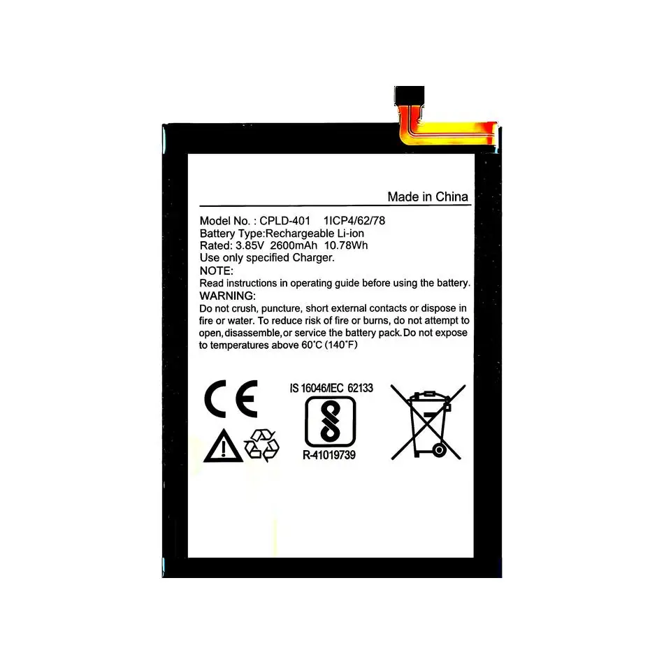 Mobile Phone Battery CPLD-401 For Coolpad CPLD-401 Rechargeble Batteries