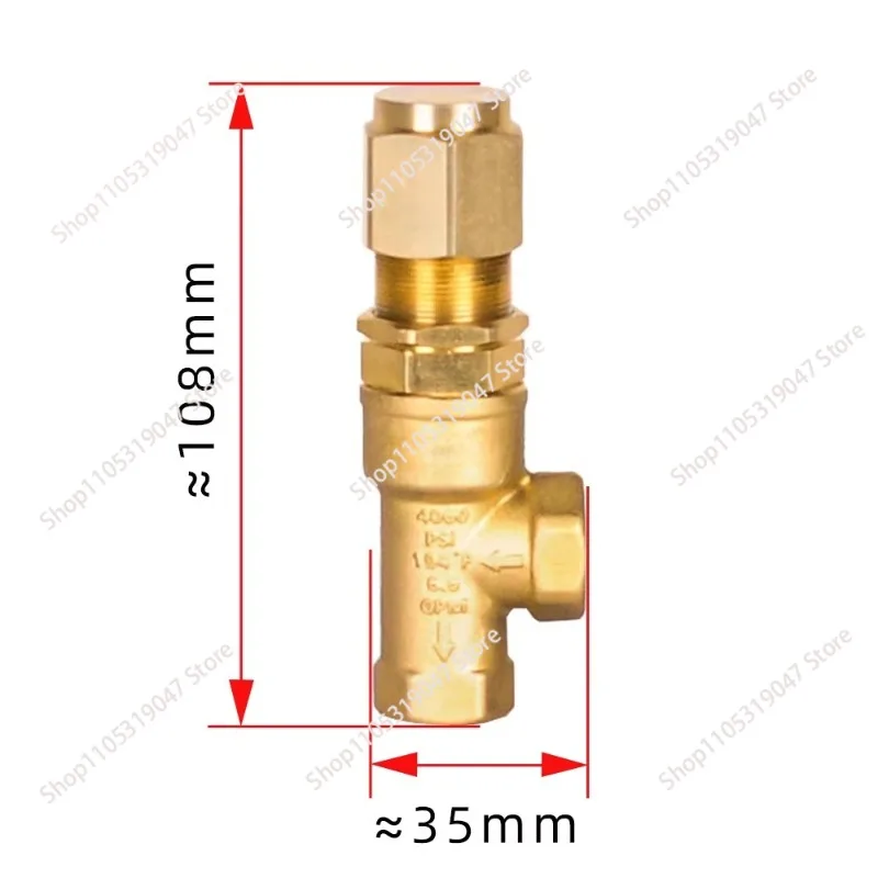 Safety valve Large flow high pressure plunger pump Safety valve accessories Farm fog adaptation AR car wash pump Brass