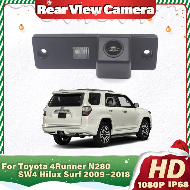 140 Degree Backup Reverse Rear View Camera HD CCD Waterproof For Toyota 4Runner N280 SW4 Hilux Surf 2009~2015 2016 2017 2018