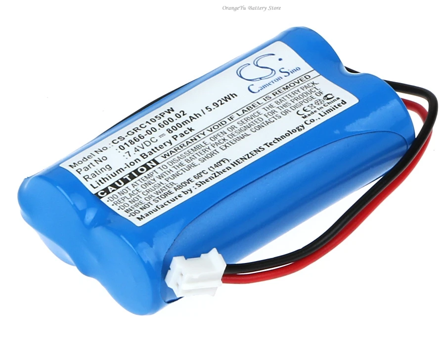 Replacement 7.4V 800mAh Gardening Tools Battery 01866-00.600.02 for Gardena C1060 plus Solar