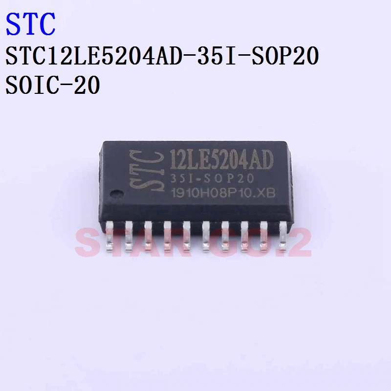 

2PCSx STC12LE5204AD-35I-SOP20 STC Microcontroller