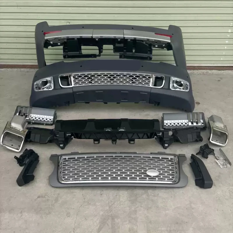 

Front Rear Bumper Grille Tail Throat for Land Range rover 2010 2011 2012 Modified New Style Car Body Kit