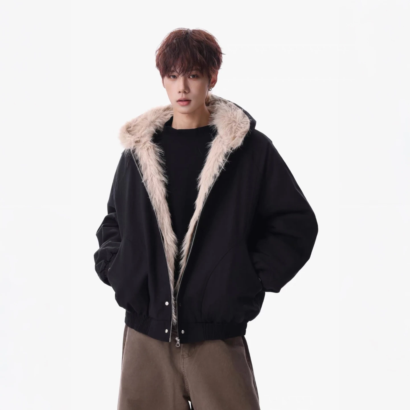 

Мужская зимняя куртка Cleanfit в американском стиле, хлопковая, с капюшоном, утепленная, для молодежи, повседневная или рабочая одежда