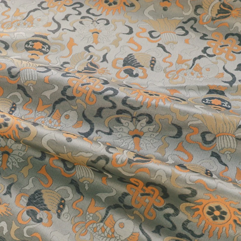 

Brocade Years Jacquard Song Brocade Fabric New Chinese Style Top Vest Designer Apparel Material Sewing Accessories Wholesale