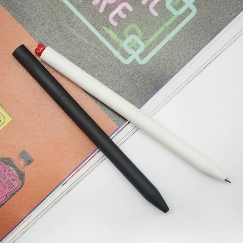 Kawaii 0.5 مللي متر الدورية جل أقلام كاكو لطيف ستار القلب تسجيل عالية السعة الصحافة القلم لهدايا الطلاب اللوازم المكتبية المدرسية