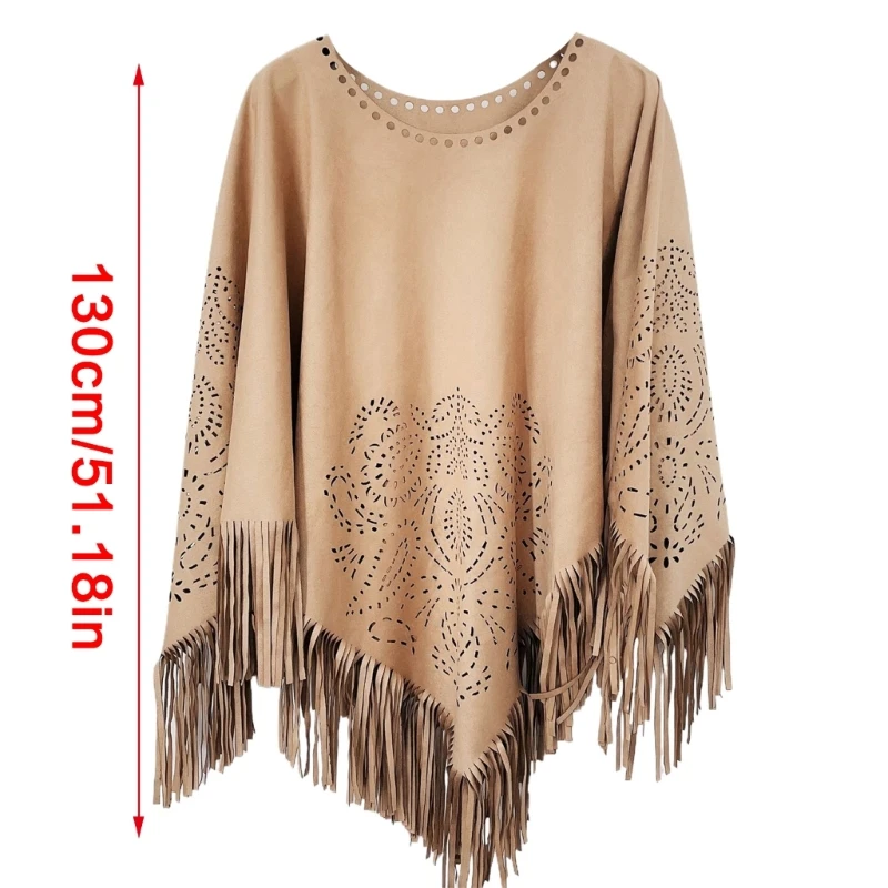 Large Warm Shawl Wrap Tasseled Solid Color Winter Accessory Casual Crop Solid Color Hollow Oversized Shawl for Ladies