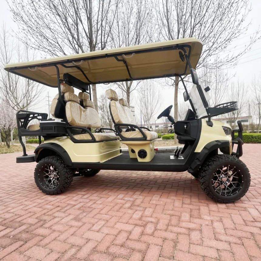 

Factory Direct Solar Panel Powered Street Legal Vehicles Adult 7000W Motor High Performance Outdoor Off-Road Electric Golf Cart