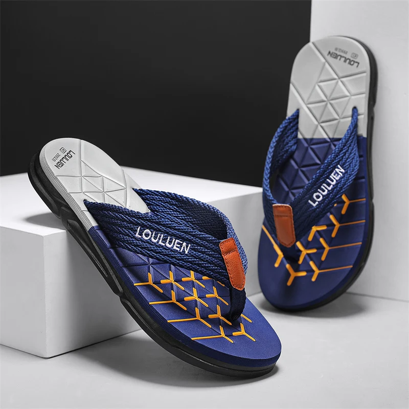 

Мужские шлепанцы, легкие, одношаговые, противоскользящие, быстросохнущие, простые и универсальные, повседневная пляжная обувь для вечеринок у бассейна