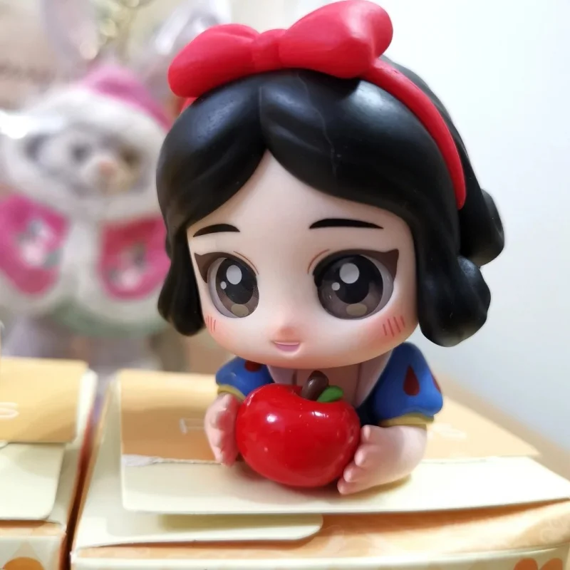 Disney Princess Afternoon Break Series กล่องตาบอด Mulan Belle Rapunzel Cinderella Elsa คอลเลกชันรูป Surprise กล่องของเล่นของขวัญ