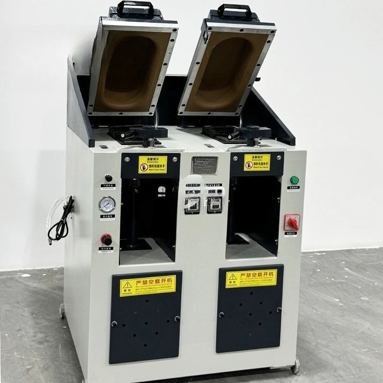 

Sole pressing machine Sneaker sole pressing machine Double head cover type bottom pressing machine