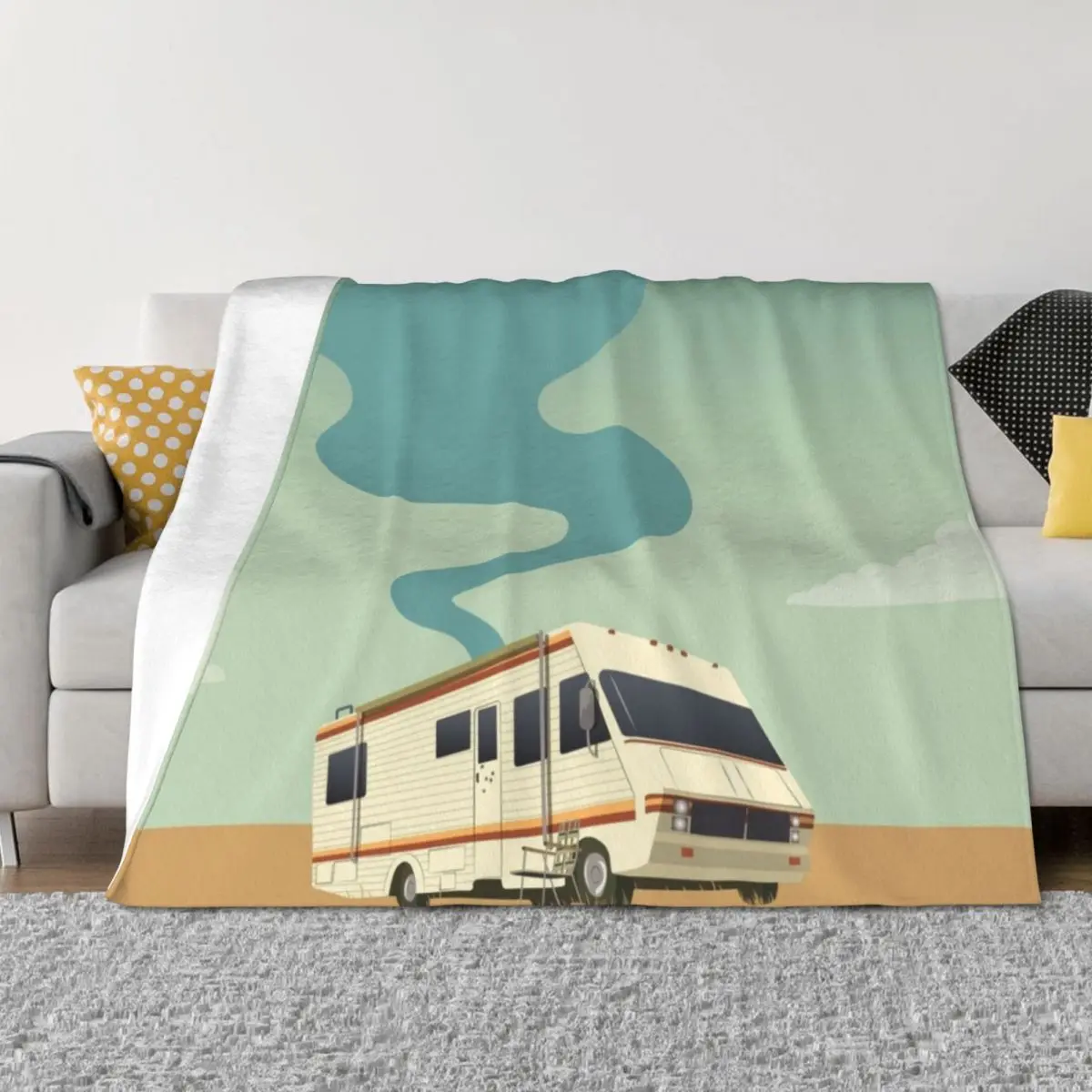 

breaking bad crystal ship rv Throw Blanket Luxury Brand bed plaid Tourist Blankets
