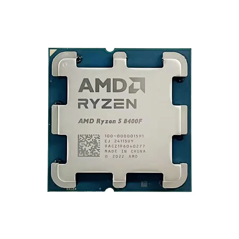 New AMD R5 8400F Ryzen 5 8400F 6 Cores 12 Threads 4.2GHz Desktop computer processor with AM5 Socket CPU