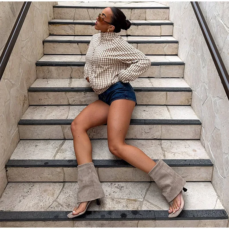Damenjacken Karierte Reißverschluss-Dünnmäntel Herbst Damen Stehkragen Langarm Paneelen-Verzierte Lose Jacke Modische Damen Neue Oberbekleidung – Detail 10