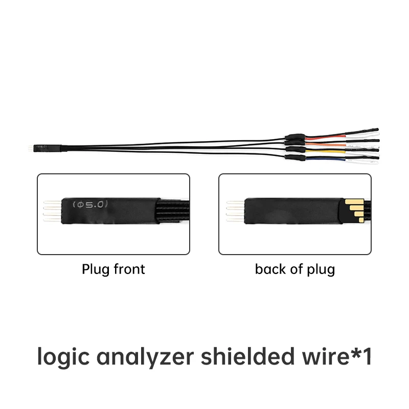 ALIENTEK 10Pcs Universal Chip Micro IC Clamp For Logic Analyzer Test Clip Pin Socket Adpter Programmer Shielded Wire Adapter Boa