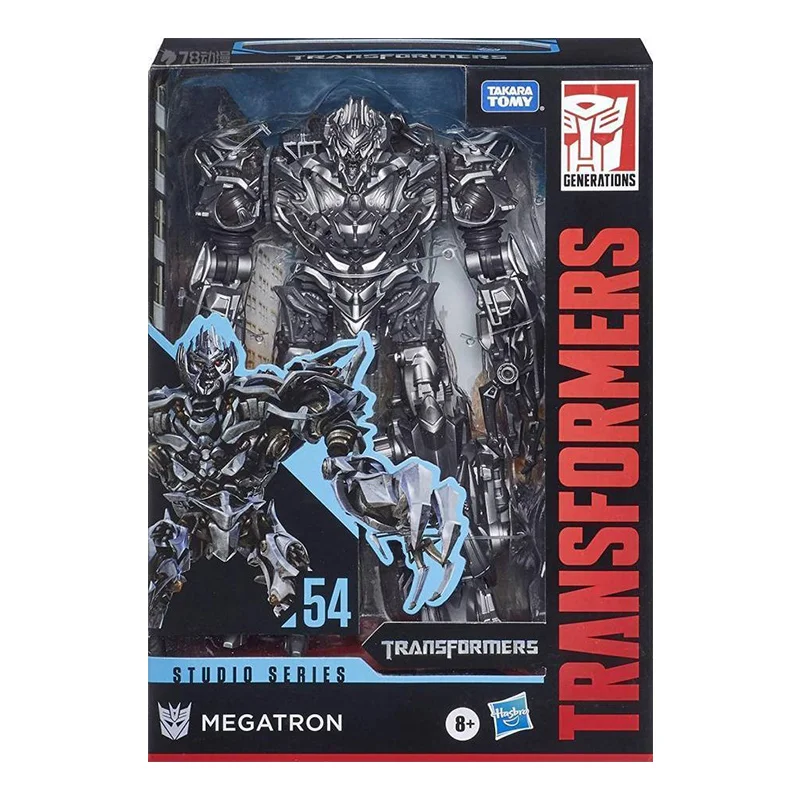 Hasbro Transformers Studio Series SS54 Megatron 18Cm Voyager Class Anime Original Action Figure Model Toy Gift Collection