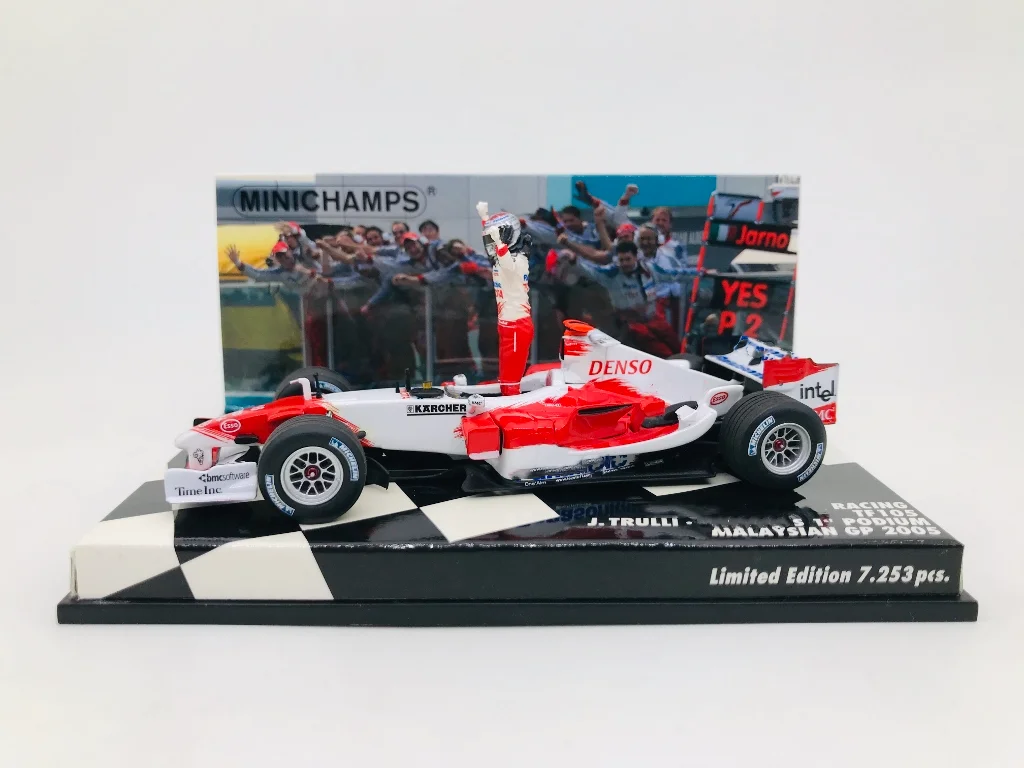 Minichamps 1:43 F1 TF105 2005 Jarno Trulli Malaysia Simulation Limited Edition Resin Metal Static Car Model Toy Gift